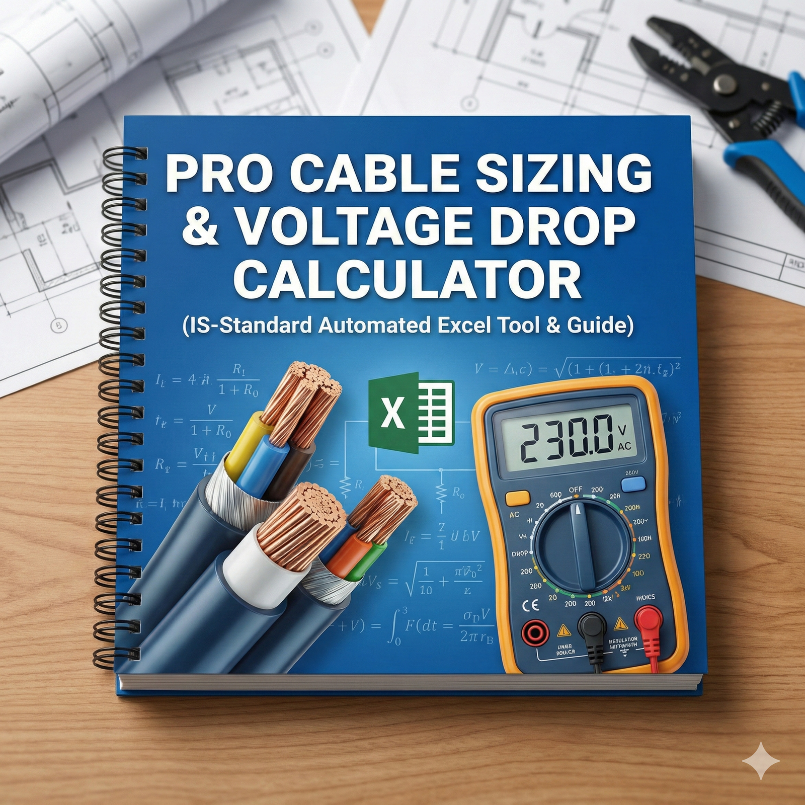 Pro Cable Sizing & Voltage Drop Calculator